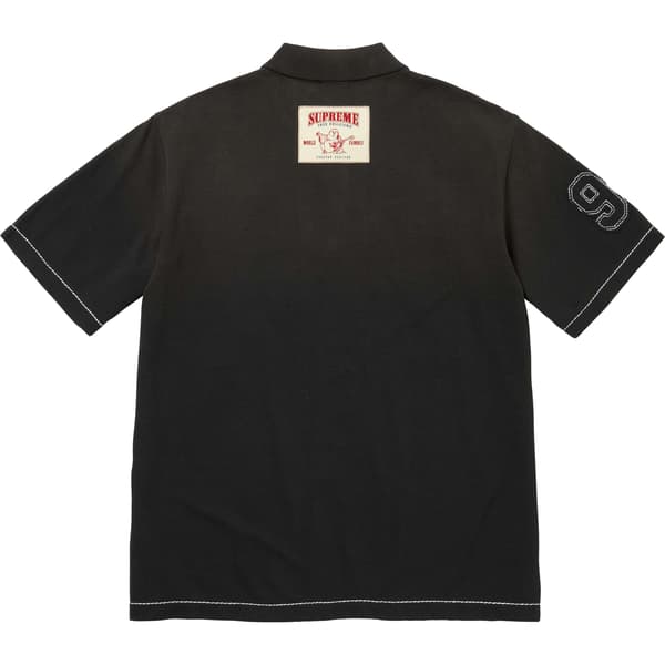 Supreme True Religion Appliqué Polo - Black (front)