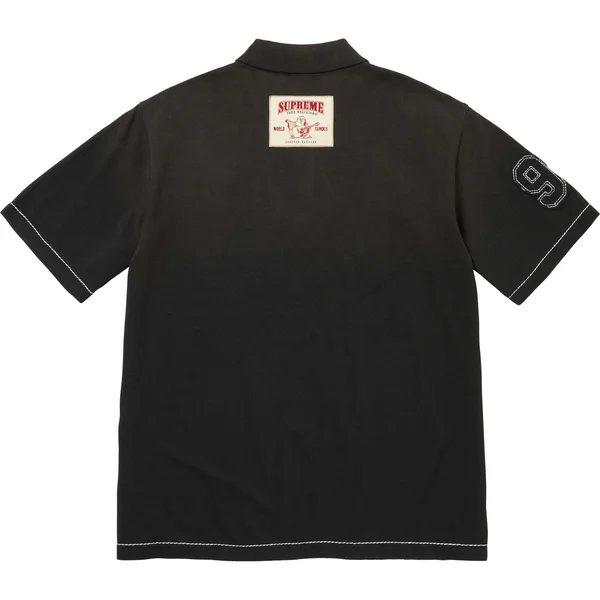 Supreme True Religion Appliqué Polo - Black (front)