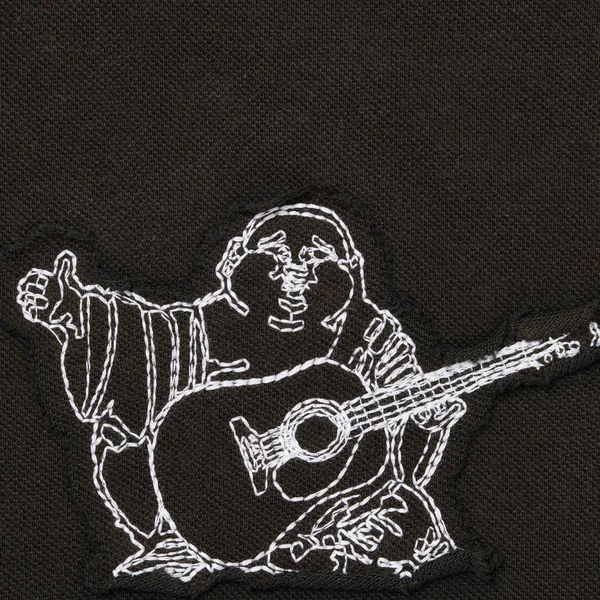 Supreme True Religion Appliqué Polo - Black (front)