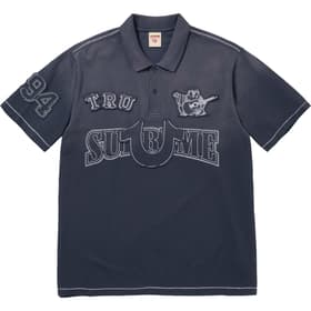 Supreme True Religion Appliqué Polo Navy