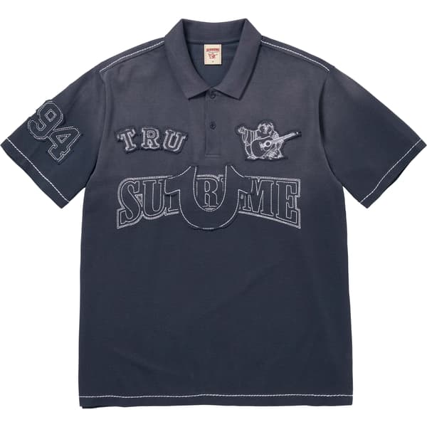 Supreme True Religion Appliqué Polo - Navy (front)
