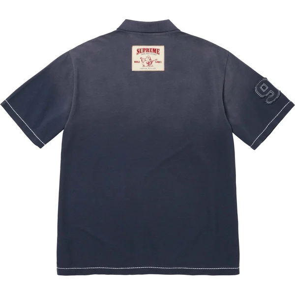 Supreme True Religion Appliqué Polo - Navy (front)