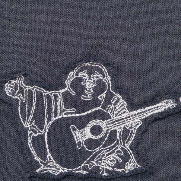 Supreme True Religion Appliqué Polo - Navy (front)