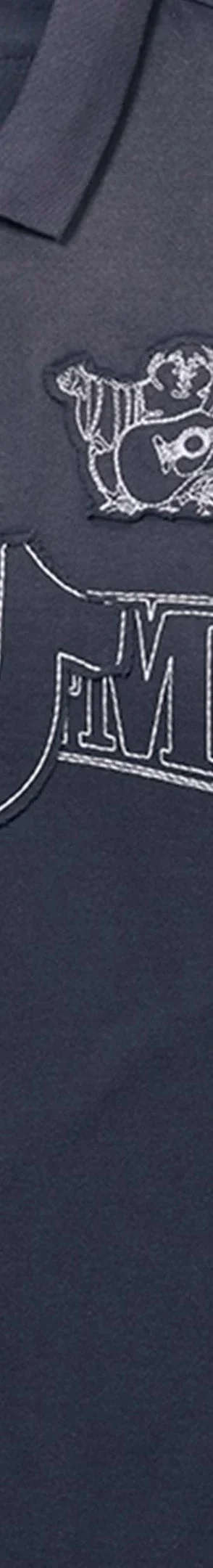 Supreme True Religion Appliqué Polo - Navy (front)