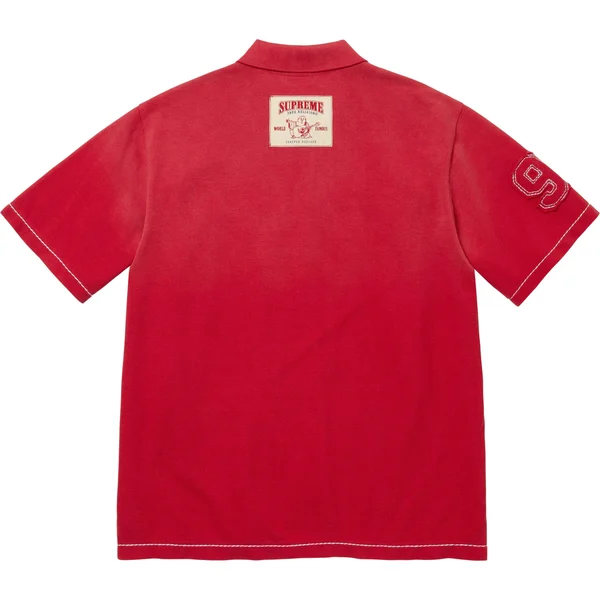 Supreme True Religion Appliqué Polo - Red (front)