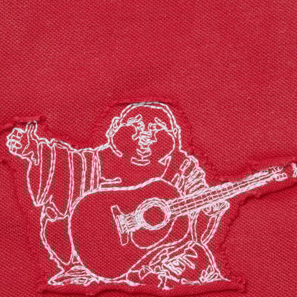 Supreme True Religion Appliqué Polo - Red (front)