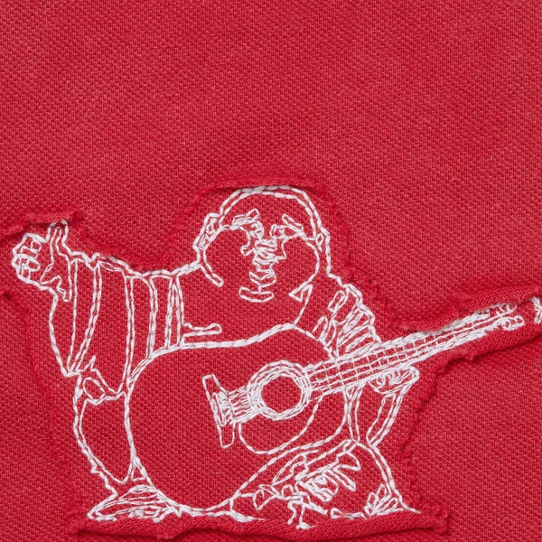 Supreme True Religion Appliqué Polo - Red (front)