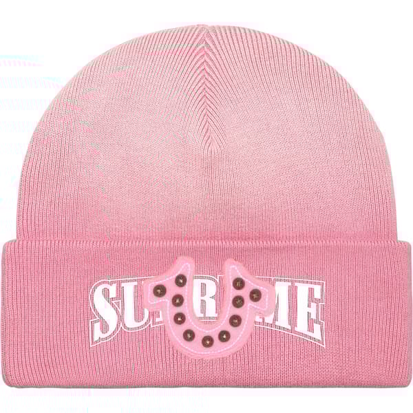 Supreme True Religion Beanie - Pink (front)