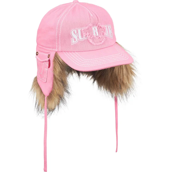 Supreme True Religion Earflap 5-Panel - Pink (front)