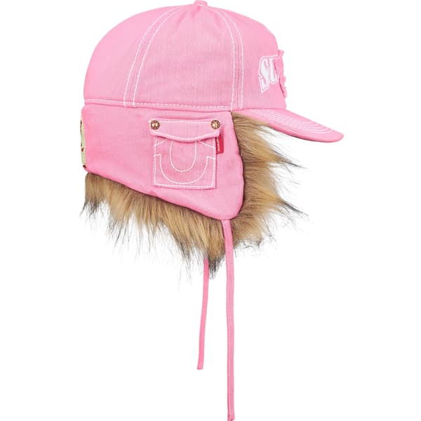 Supreme True Religion Earflap 5-Panel - Pink (front)