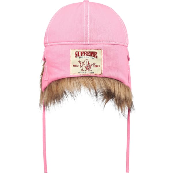 Supreme True Religion Earflap 5-Panel - Pink (front)