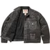 Supreme True Religion Leather Trucker Jacket - Black (front)