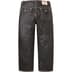 Supreme True Religion Loose Fit Leather Pant - Black (front)