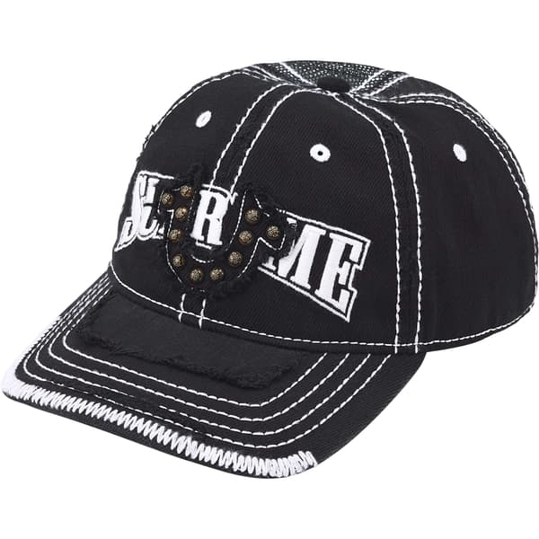 Supreme True Religion Mesh Back 6-Panel - Black (front)