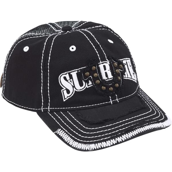 Supreme True Religion Mesh Back 6-Panel - Black (front)