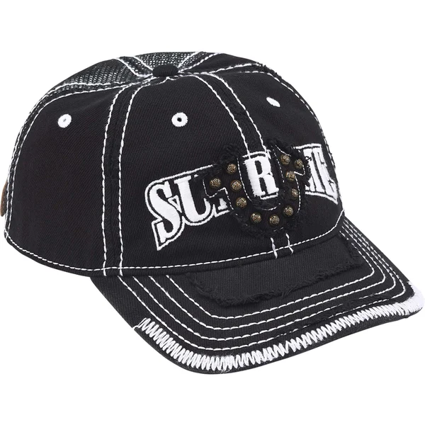 Supreme True Religion Mesh Back 6-Panel - Black (front)
