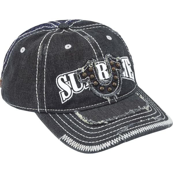 Supreme True Religion Mesh Back 6-Panel - Dirty Indigo (front)