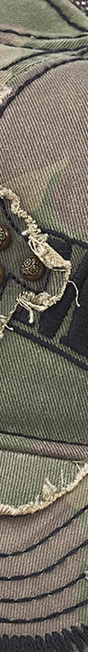 Supreme True Religion Mesh Back 6-Panel - Olive Camo (front)