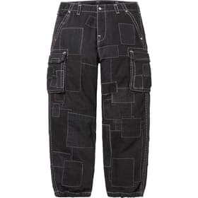 Supreme True Religion Patchwork Cargo Pant Black