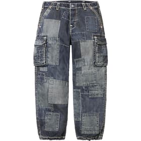Supreme True Religion Patchwork Cargo Pant Dirty Indigo