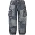 Supreme True Religion Patchwork Cargo Pant - Dirty Indigo (front)