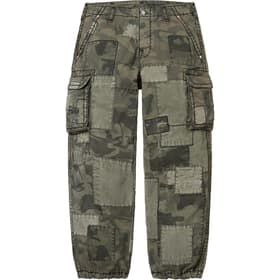 Supreme True Religion Patchwork Cargo Pant Olive Camo