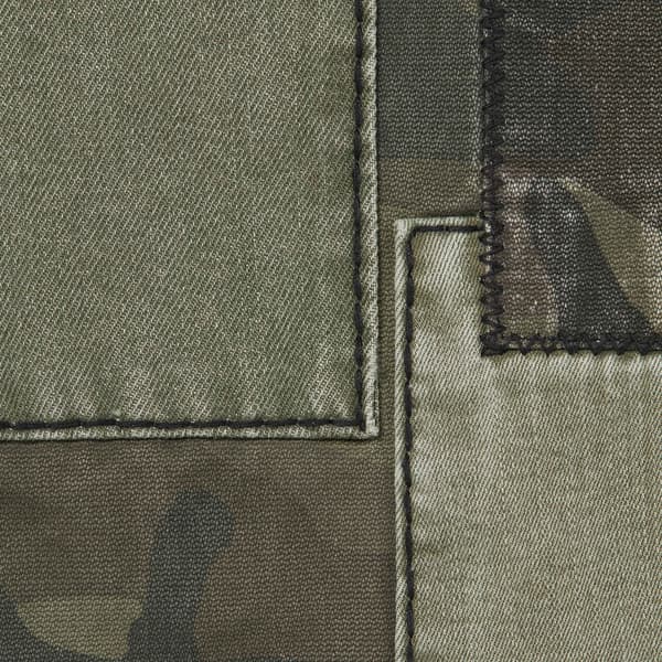 Supreme True Religion Patchwork Cargo Pant - Olive Camo (front)