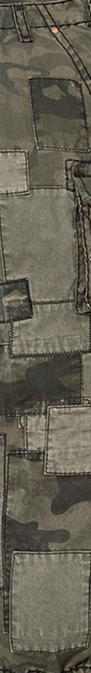 Supreme True Religion Patchwork Cargo Pant - Olive Camo (front)