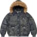 Supreme True Religion Puffer Jacket - Dirty Indigo (front)