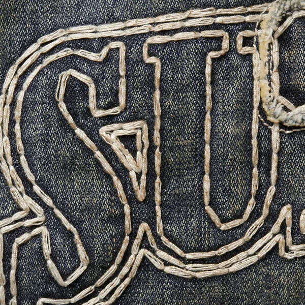 Supreme True Religion Puffer Jacket - Dirty Indigo (front)