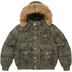 Supreme True Religion Puffer Jacket - Olive Camo (front)