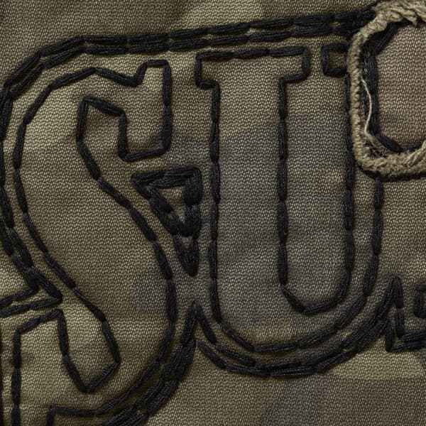 Supreme True Religion Puffer Jacket - Olive Camo (front)