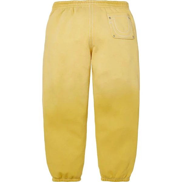 Supreme True Religion Sweatpant - Yellow (front)