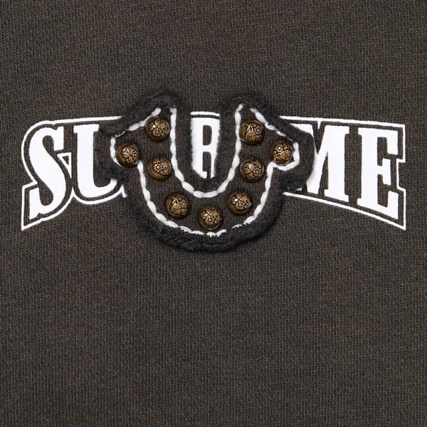 Supreme True Religion Zip Up Hooded Sweatshirt - Black (front)