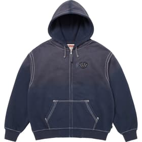 Supreme True Religion Zip Up Hooded Sweatshirt Navy