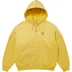 Supreme True Religion Zip Up Hooded Sweatshirt - Yellow (front)