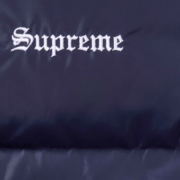 Supreme Umbro Down Puffer Jacket - Navy (front)