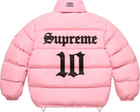 Supreme Umbro Down Puffer Jacket Pink