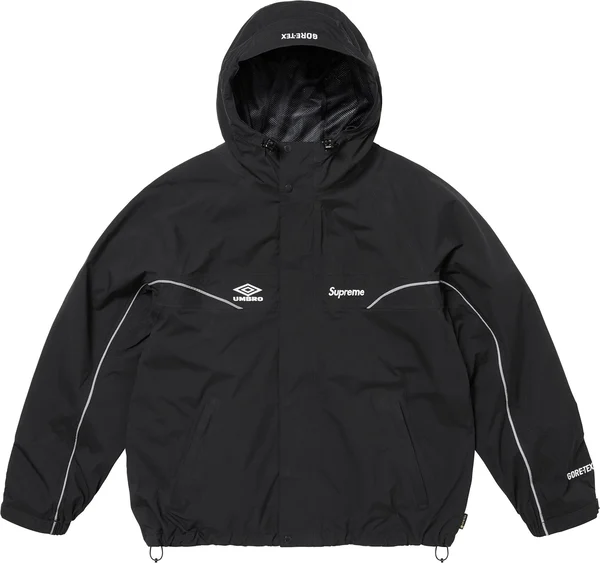 Supreme Umbro GORE-TEX Hooded Jacket - Black (front)
