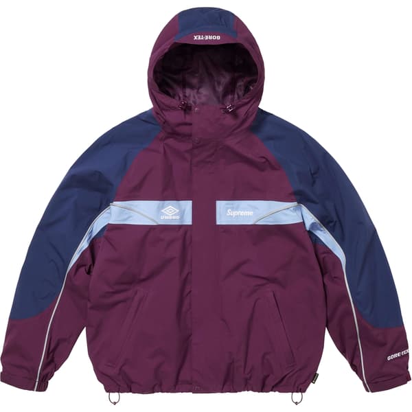 Supreme Umbro GORE-TEX Hooded Jacket - Dark Purple (front)