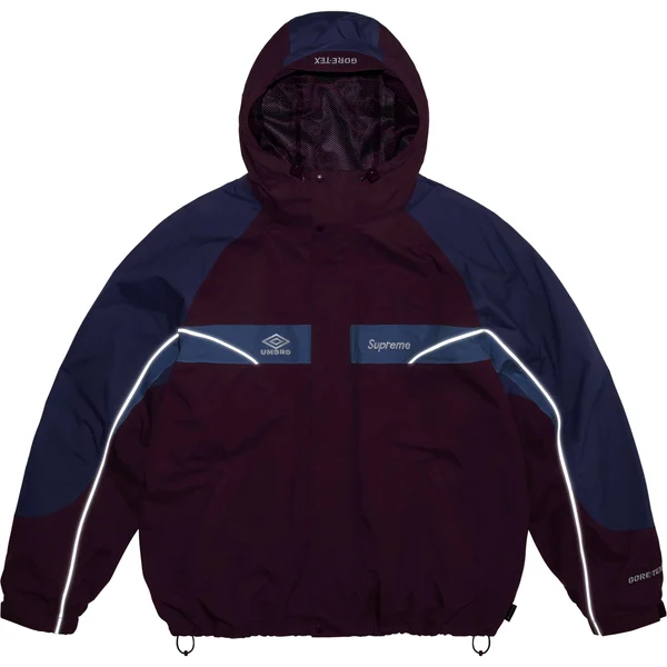 Supreme Umbro GORE-TEX Hooded Jacket - Dark Purple (front)