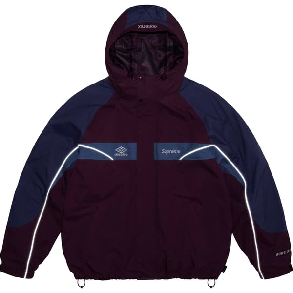 Supreme Umbro GORE-TEX Hooded Jacket - Dark Purple (front)
