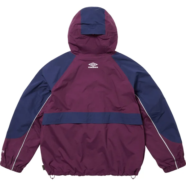 Supreme Umbro GORE-TEX Hooded Jacket - Dark Purple (front)