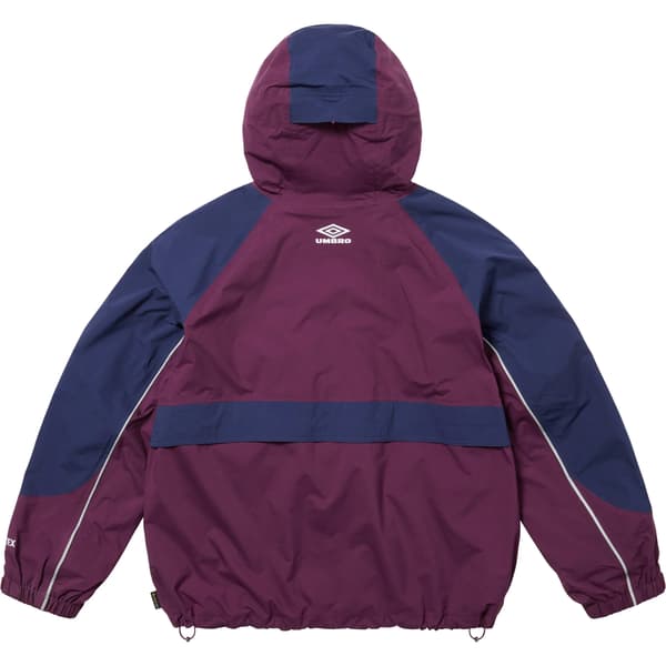 Supreme Umbro GORE-TEX Hooded Jacket - Dark Purple (front)