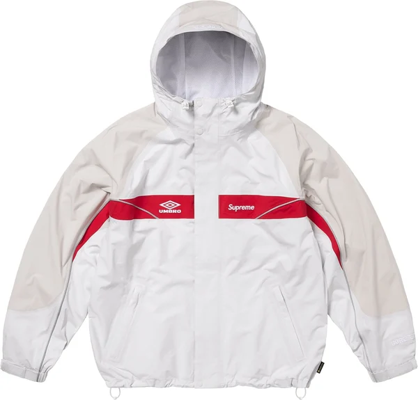 Supreme Umbro GORE-TEX Hooded Jacket - White (front)