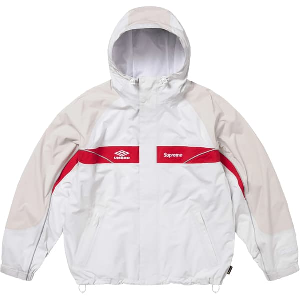 Supreme Umbro GORE-TEX Hooded Jacket - White (front)