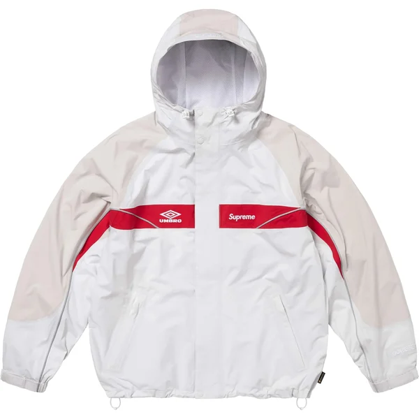 Supreme Umbro GORE-TEX Hooded Jacket - White (front)