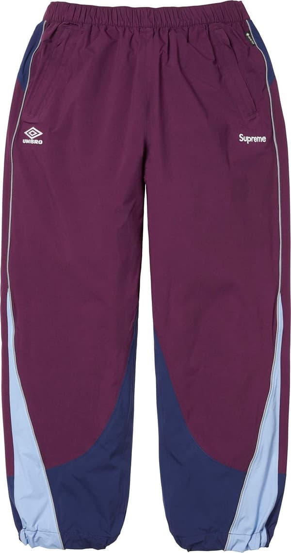 Supreme Umbro GORE-TEX Track Pant - Dark Purple (front)