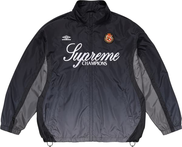 Supreme Umbro Gradient Track Jacket - Black (front)
