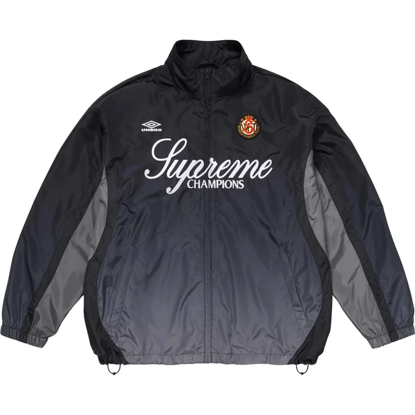 Supreme Umbro Gradient Track Jacket - Black (front)
